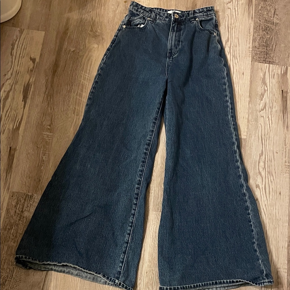 Rolla’s Aussie 7 size 25 women wide flare jeans